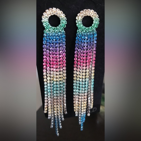 Colourful Pastel Earrings - Picture 2 of 2